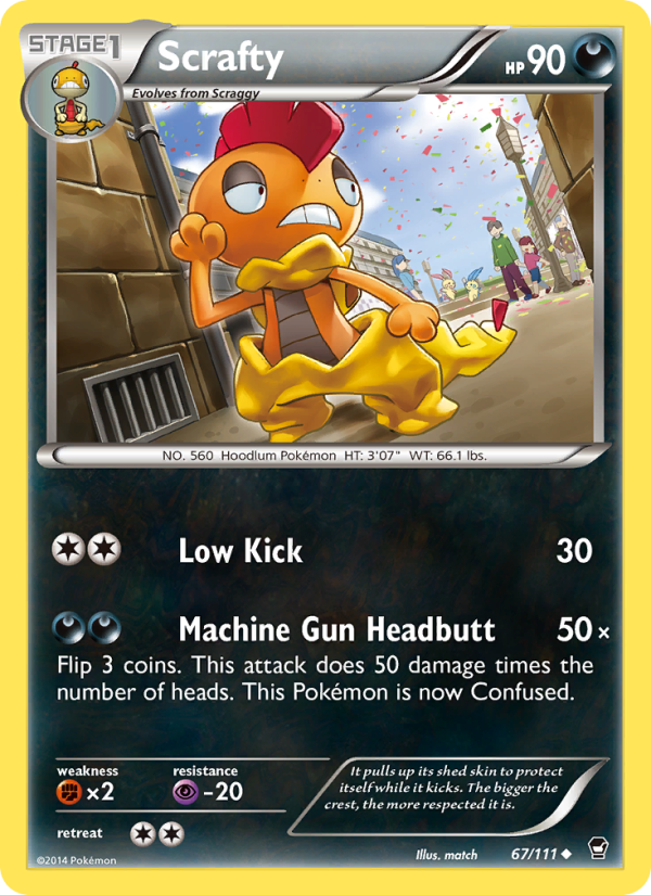 Scrafty - Pokémon TCG Card