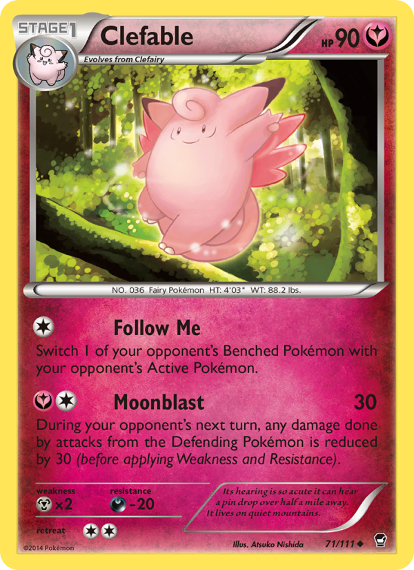 Clefable - Pokémon TCG Card