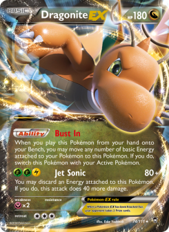Dragonite EX - pokemon TCG Card