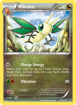 Vibrava - pokemon TCG Card