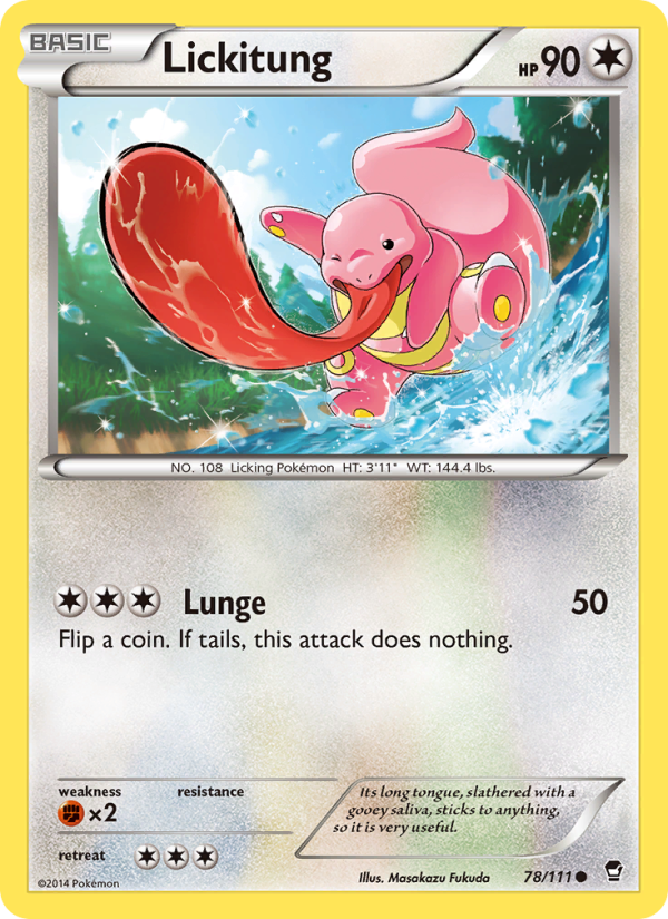 Lickitung - Pokémon TCG Card
