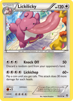 Lickilicky - pokemon TCG Card