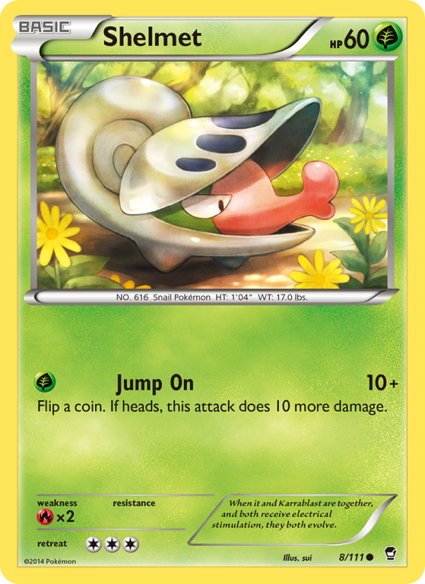 Shelmet - Pokémon TCG Card