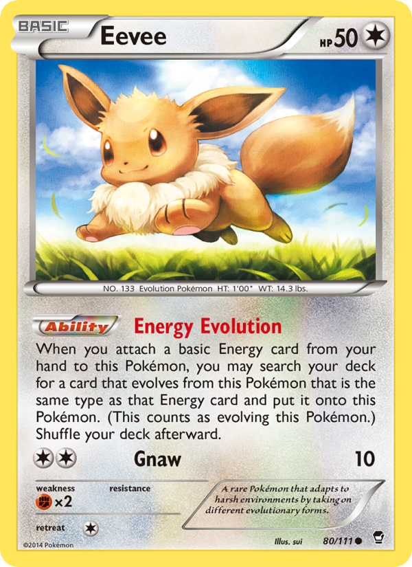 Eevee - Pokémon TCG Card