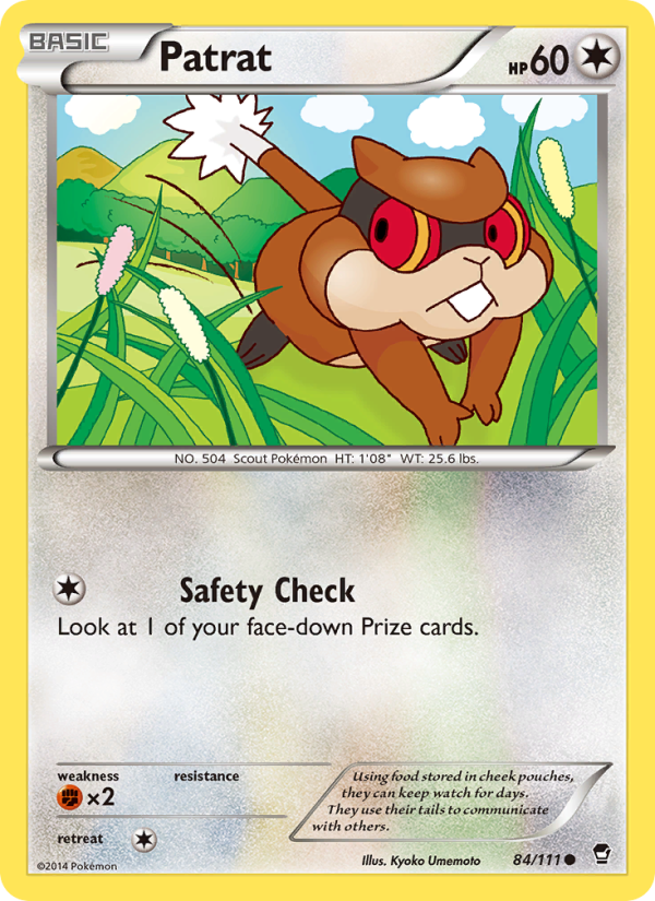 Patrat - Pokémon TCG Card