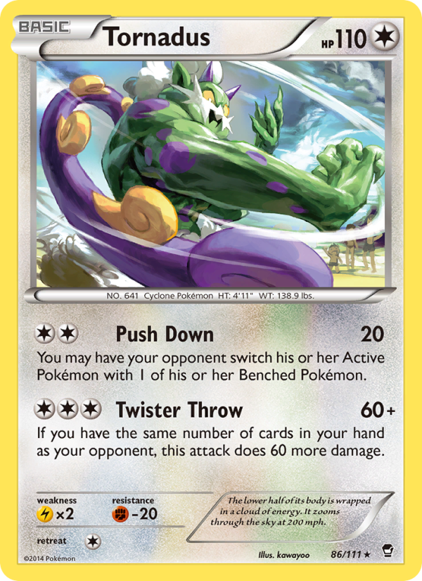 Tornadus - Pokémon TCG Card