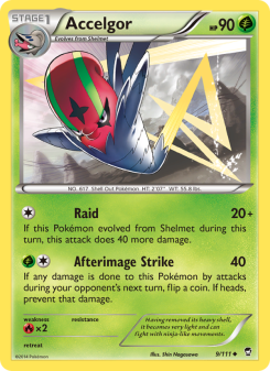 Accelgor - pokemon TCG Card