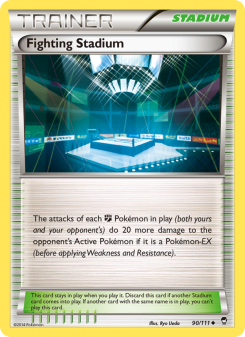 Fighting Stadium - pokemon TCG Card