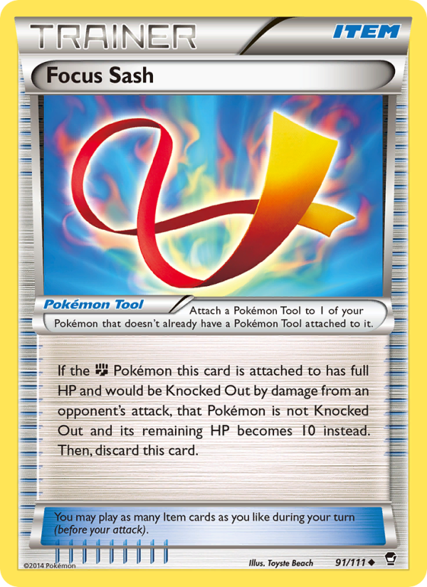 Focus Sash - Pokémon TCG Card