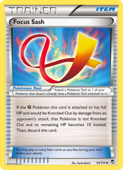 Focus Sash - pokemon TCG Card