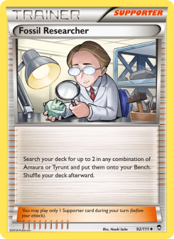 Fossil Researcher - pokemon TCG Card