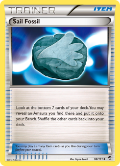Sail Fossil - pokemon TCG Card