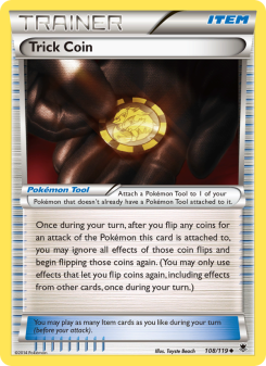 Trick Coin - pokemon TCG Card