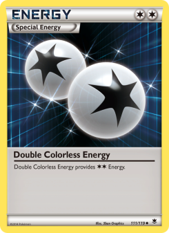 Double Colorless Energy - pokemon TCG Card