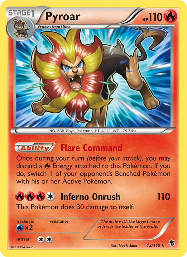 Pyroar - Pokémon TCG Card