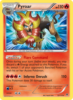 Pyroar - pokemon TCG Card