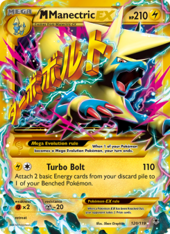 M Manectric EX - pokemon TCG Card