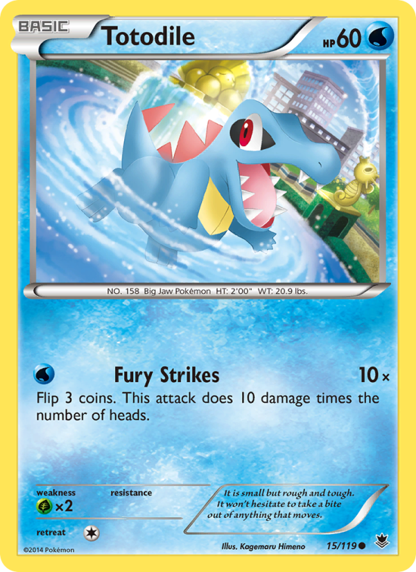 Totodile - Pokémon TCG Card