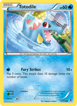 Totodile - pokemon TCG Card