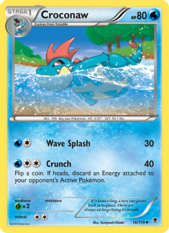Croconaw - pokemon TCG Card