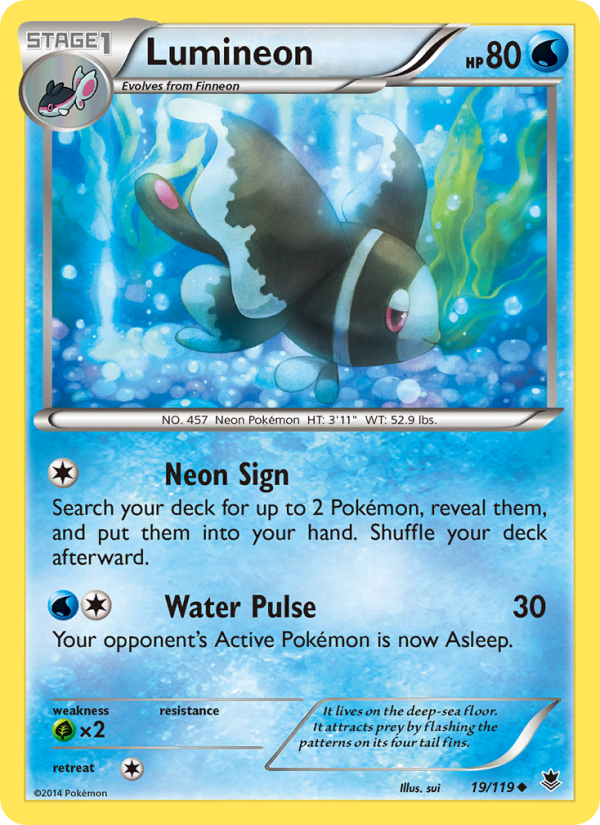 Lumineon - Pokémon TCG Card