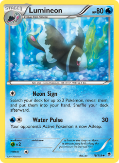 Lumineon - pokemon TCG Card