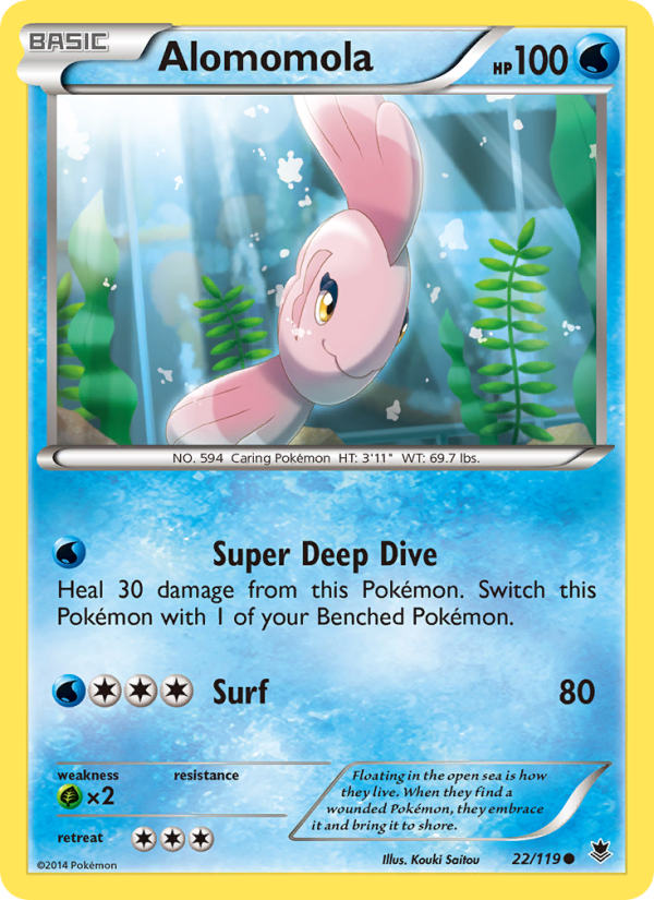 Alomomola - Pokémon TCG Card