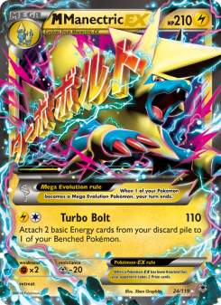 M Manectric EX - pokemon TCG Card