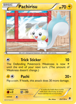 Pachirisu - pokemon TCG Card