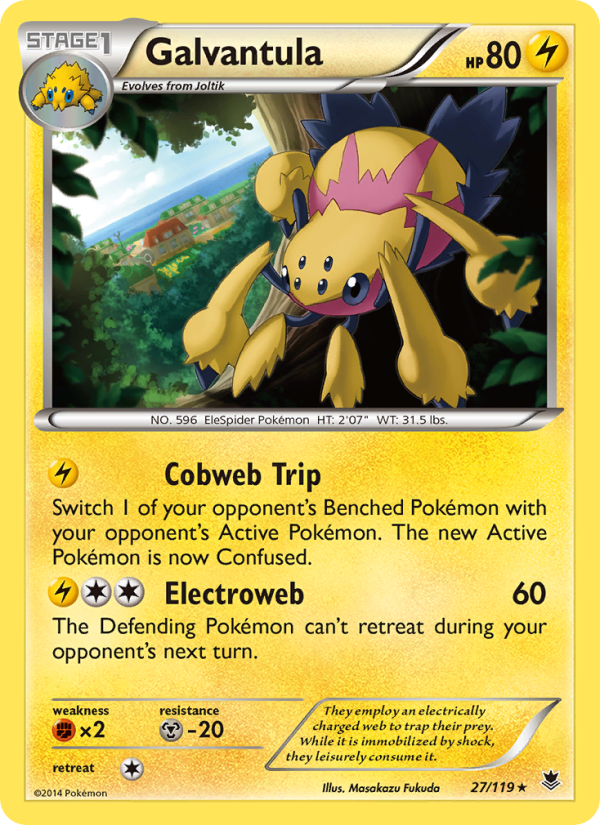 Galvantula - Pokémon TCG Card