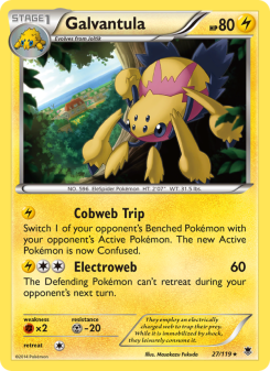 Galvantula - pokemon TCG Card