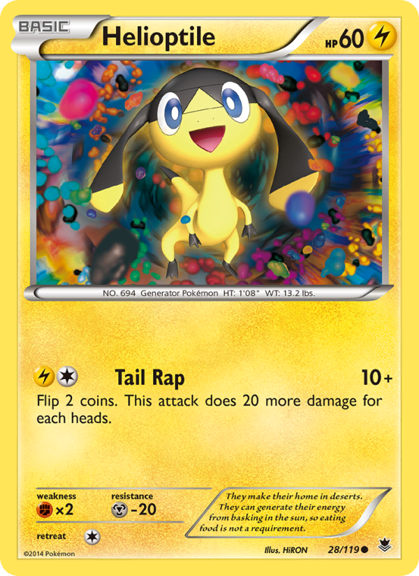 Helioptile - Pokémon TCG Card