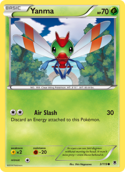 Yanma - pokemon TCG Card