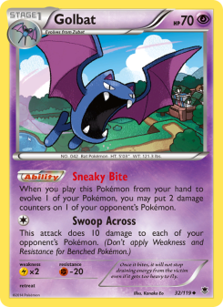 Golbat - pokemon TCG Card