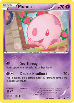 Munna - pokemon TCG Card