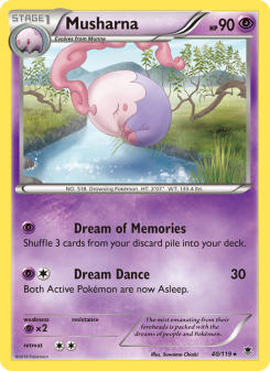 Musharna - pokemon TCG Card