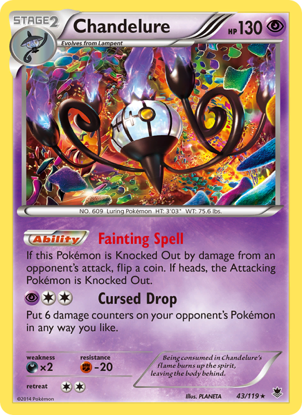 Chandelure - Pokémon TCG Card