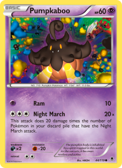 Pumpkaboo - pokemon TCG Card