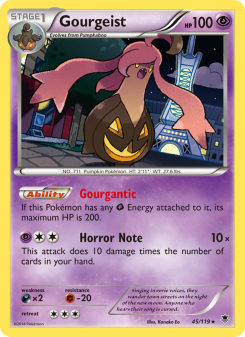 Gourgeist - pokemon TCG Card