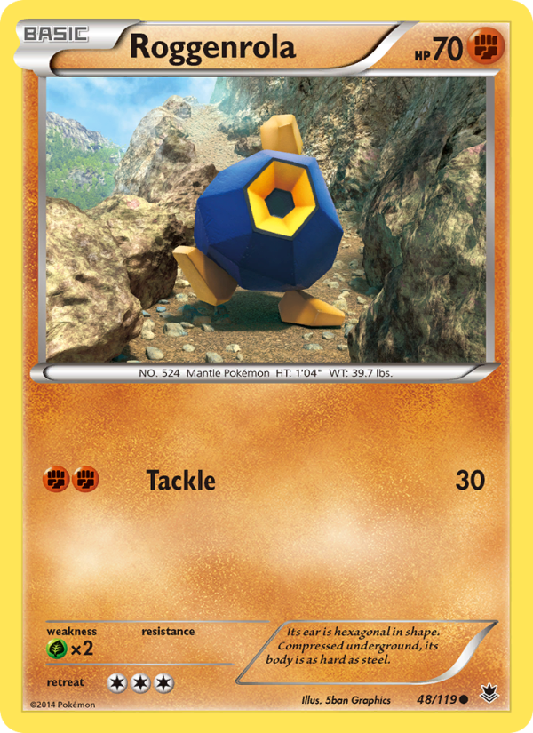 Roggenrola - Pokémon TCG Card