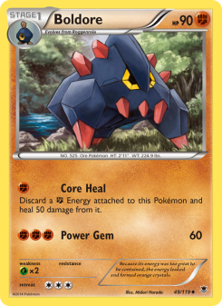 Boldore - pokemon TCG Card