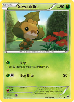 Sewaddle - pokemon TCG Card