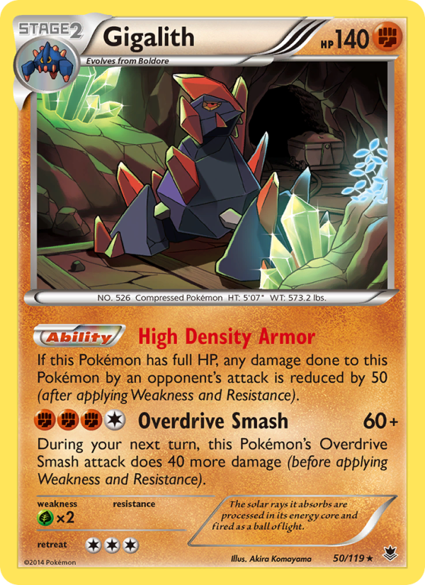 Gigalith - Pokémon TCG Card