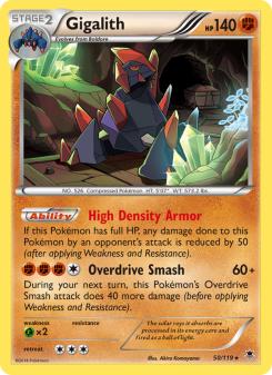 Gigalith - pokemon TCG Card