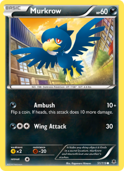 Murkrow - pokemon TCG Card