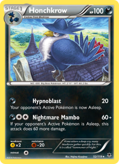 Honchkrow - pokemon TCG Card