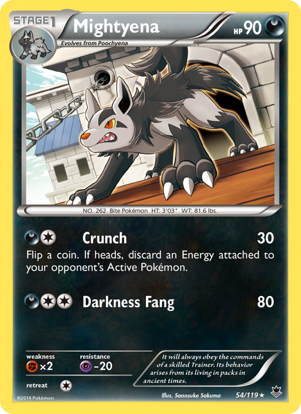 Mightyena - Pokémon TCG Card