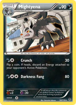 Mightyena - pokemon TCG Card