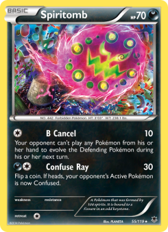 Spiritomb - pokemon TCG Card