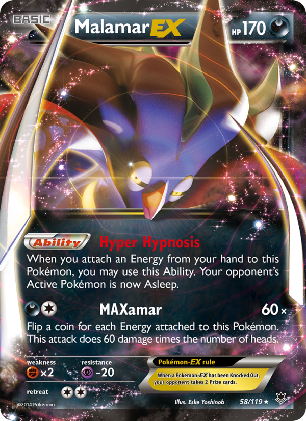 Malamar EX - Pokémon TCG Card